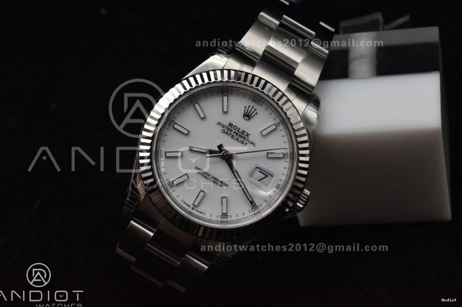 Edition Dial 904L Oyster VS3235 Best 1:1 VSF White Bracelet SS 126334 41 On DateJust 0424